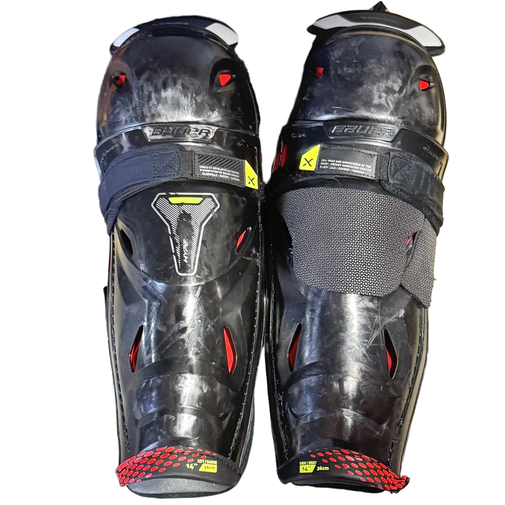 Protège-tibias Bauer Vapor Hyperlite d'occasion - 14"